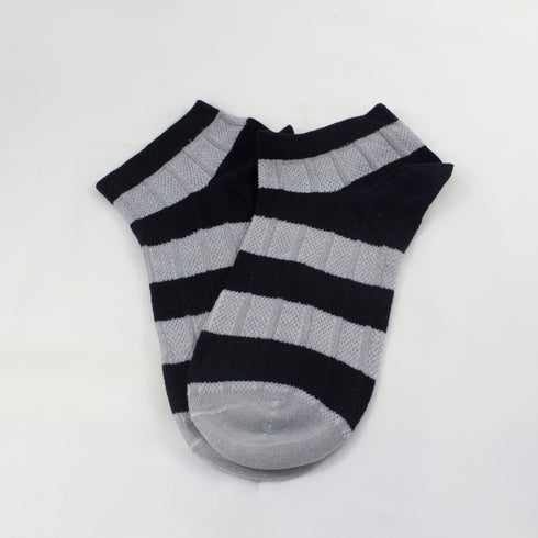 Furor Black Stripe Winter Ankle Socks
